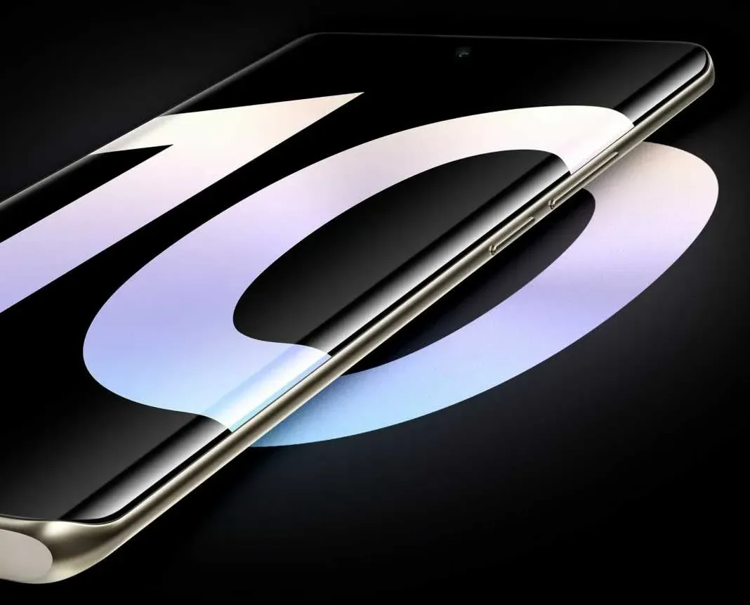 Realme 10 Pro Plus já teve parte do design revelado com tela de laterais curvadas (Image: Divulgação/Realme)