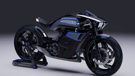 Startup apresenta conceito de moto elétrica com design futurista