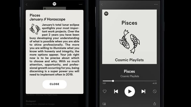 Novas playlists mensais do Spotify refletem o horóscopo de cada signo 