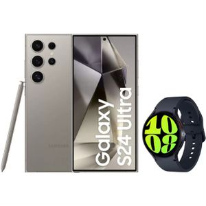[LANÇAMENTO] Smartphone Samsung Galaxy S24 Ultra 6,8” 512GB - Titânio Cinza + Smartwatch Watch6 BT 44mm [CUPOM EXCLUSIVO]