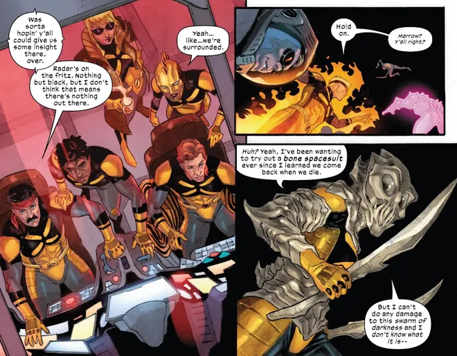 Medula em cena de Secret X-Men nº 1 da Marvel (Imagem: Reprodução/Marvel)