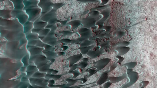 NASA divulga nova imagem em 3D das dunas de Marte
