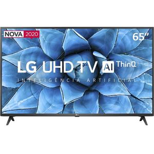 Smart TV 65" LG 65UN7310 4K UHD 3HDMI 2 USB Wi-Fi Inteligência Artificial Thinq Ai Google Assistente [CUPOM]