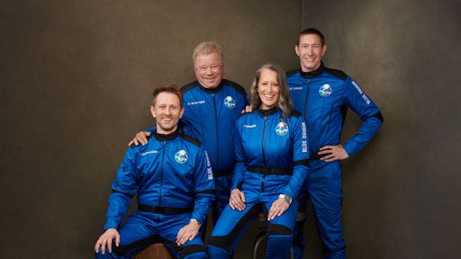 Como assistir ao vivo ao lançamento da Blue Origin com William Shatner a bordo
