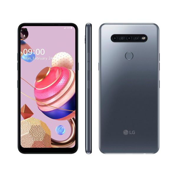 Smartphone LG K51S 64GB Titânio 4G Octa-Core - 3GB RAM 6,55” Câm. Quádrupla + Selfie 13MP [À VISTA]