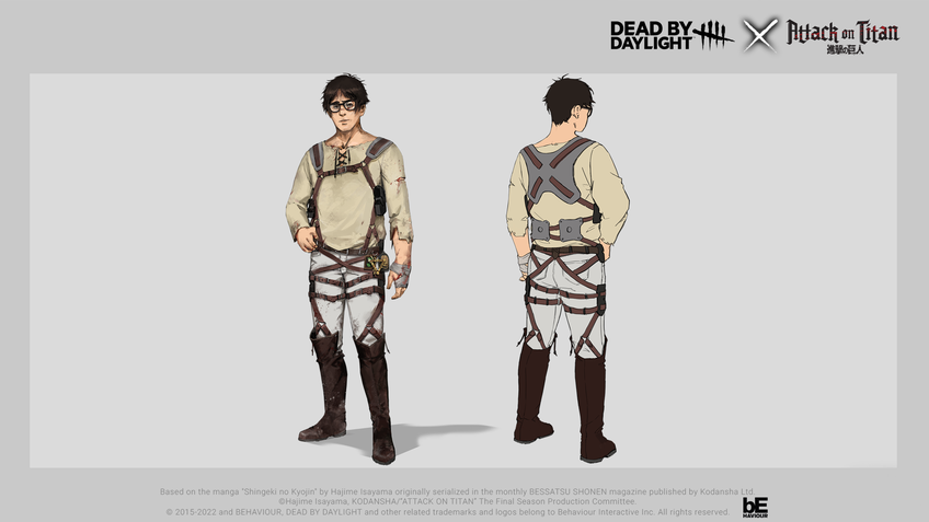 Dead by Daylight recebe skins de Attack on Titan - Canaltech