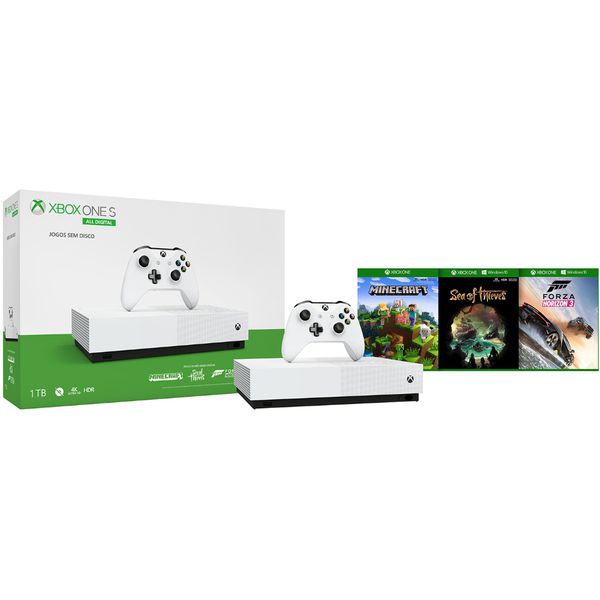 Console Microsoft Xbox One S 1tb All Digital Edition [CARTÃO SUB]