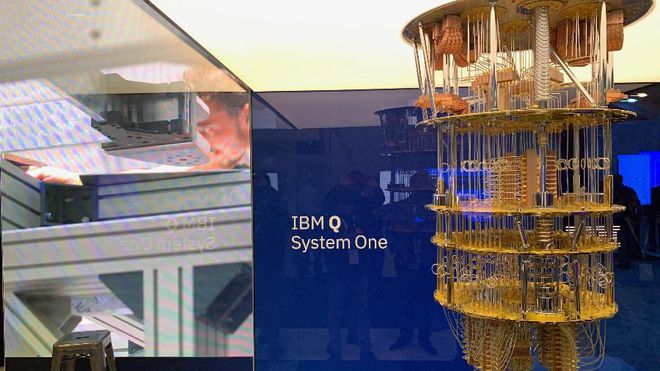 Computador quântico lançado pela IBM (Foto: Helton Simões Gomes/IBM)