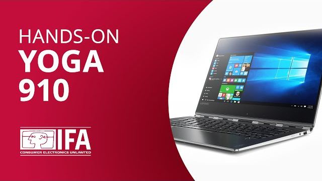 Lenovo Yoga 910, a evolução do laptop 2 em 1 [Hands-on IFA 2016]
