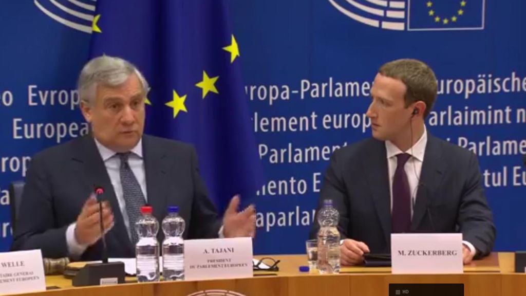 Parlamentares europeus estão irritados com as respostas vagas de Zuckerberg