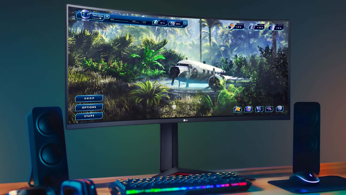 Monitor gamer espaçoso, LG UltraGear 34" ultrawide por R$ 1.700 no KaBuM!