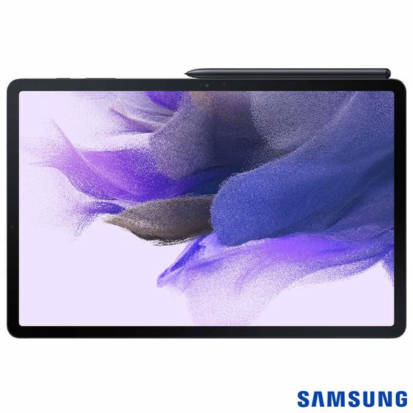 [LEIA A DESCRIÇÃO] Tablet Samsung Galaxy Tab S7 FE Preto 12,4", 128GB, 4G, Android 11, Snapdragon 750G - SM7225 [R$ 2.189,59 COM PRIME]