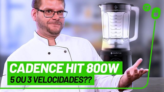 Cadence Hit 800W: um liquidificador potente com 5 velocidades (ou seriam 3?)