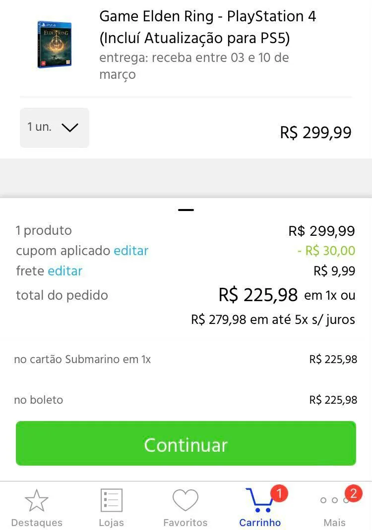 Elden Ring - PS4 em Promoção na Americanas