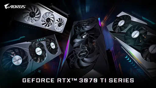 Gigabyte lança versões modificadas das placas GeForce RTX 3080 Ti e RTX 3070 Ti