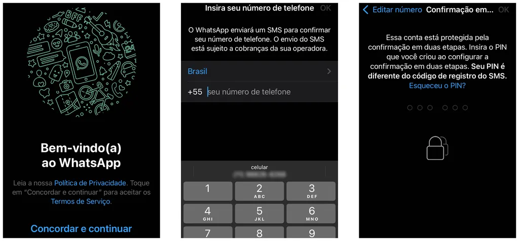 Configure o WhatsApp para usá-lo no seu iPhone (Imagem: Thiago Furquim/Canaltech)