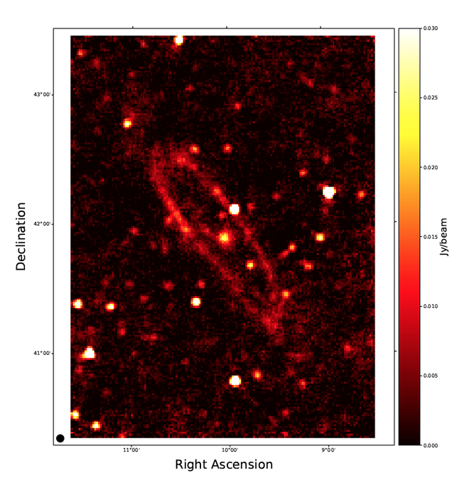 Imagem final da galáxia de Andrômeda (Imagem: Reprodução/S. Fatigoni et al)