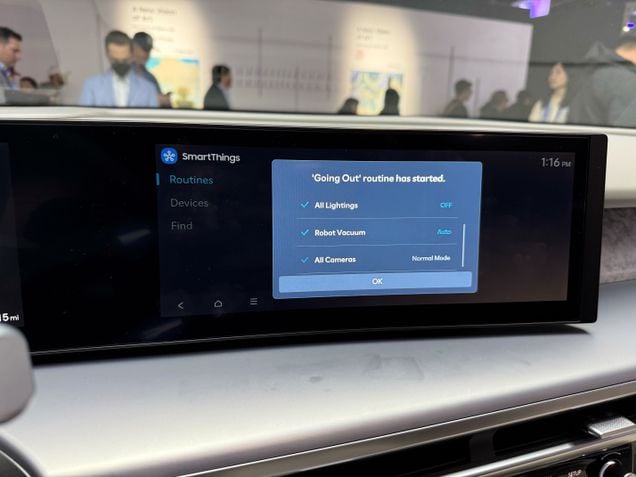 Hyundai Ioniq 9 com SmartThings da Samsung