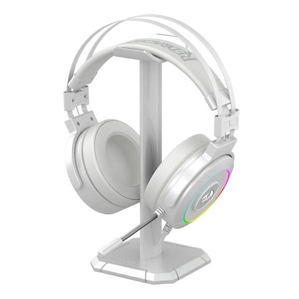 Headset Gamer Redragon Lamia 2, RGB, 7.1, 40mm, Suporte Incluso - Branco - H320W-RGB | CUPOM