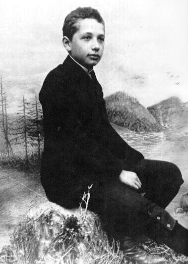Albert Einstein jovem Albert Einstein jovem