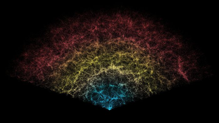 Mapa 3D da expansão do universo revela milhões de galáxias