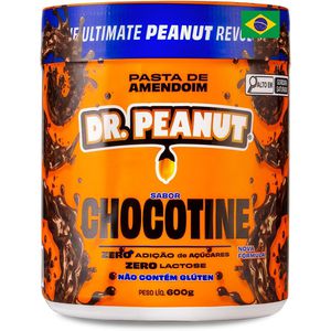Pasta de Amendoim DR. Peanut Chocotine 600G - Com Whey Protein | EXCLUSIVO AMAZON PRIME