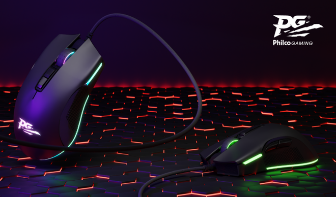 Mouse Gamer Philco PMS70 tem iluminação RGB costumizável (Imagem: Divulgação/Philco)