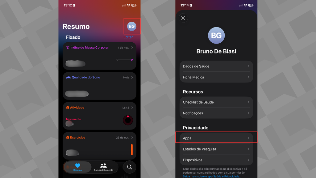 Como revisar os apps conectados (Imagem: Captura de tela/Bruno De Blasi/Canaltech)