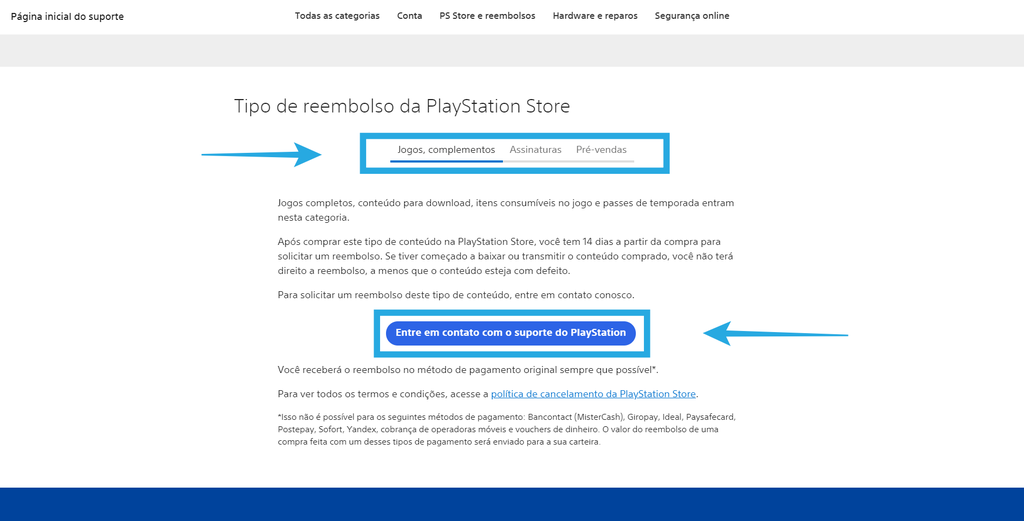 Como pedir reembolso na PSN (PlayStation Store)