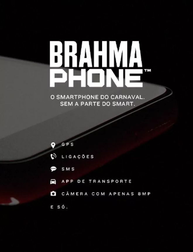 Brahma Phone tem recursos cortados (Imagem: Divulgação/Brahma)