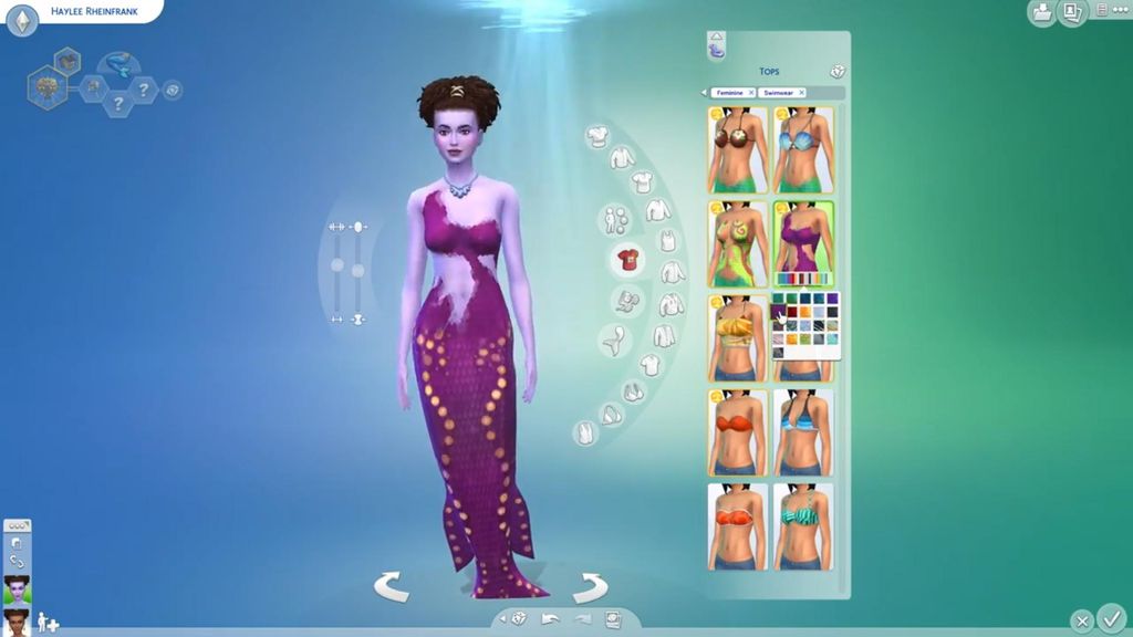 Jogador poderá criar personagem do tipo sereia e personalizar até mesmo sua cauda