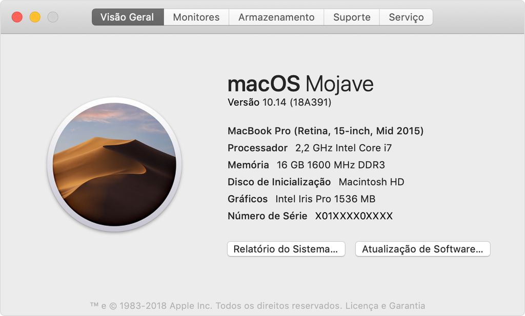 mac os mojave safe for macbook pro early 2015