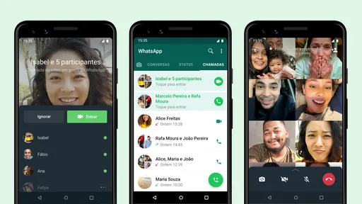 WhatsApp agora permite entrada em chamada de grupo já em andamento