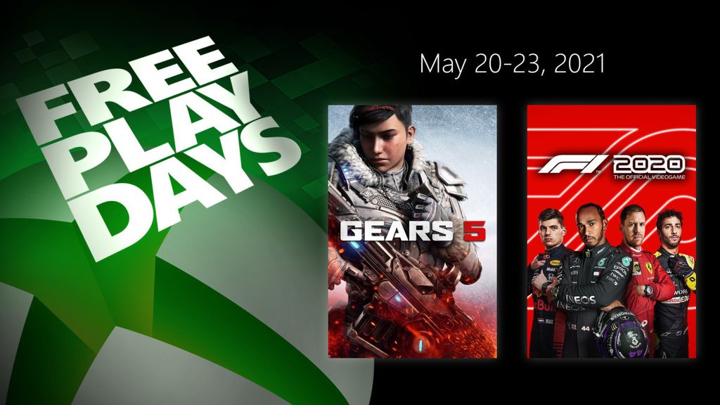 Gears 5 e F1 2020 poderão ser jogados de graça no Xbox neste final de semana
