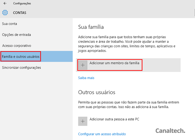 Agora é possível adicionar membros de dentro e de fora da família no sistema de usuários do Windows 10
