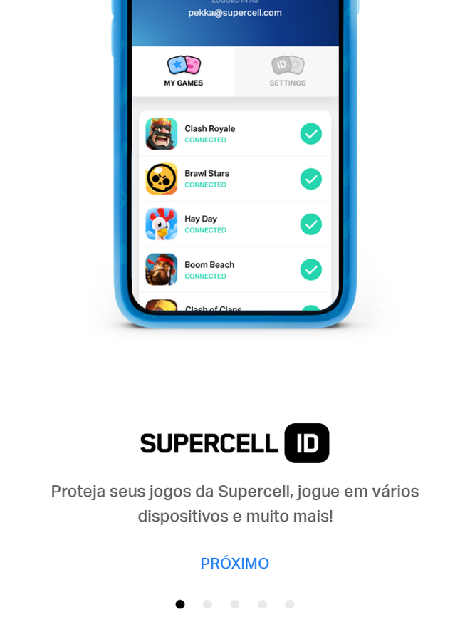 Transferir conta Clash Royale para outro celular