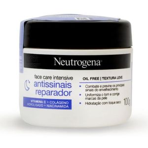 Neutrogena Hidratante Facial Antissinais Reparado Face Care Intensive, 100g