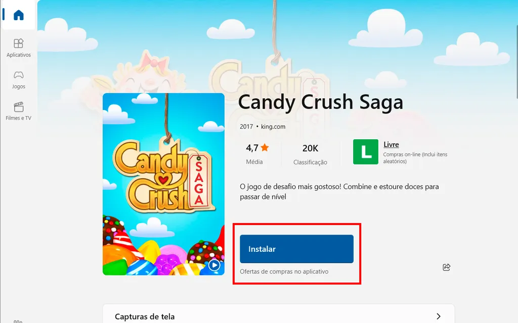 Veja como jogar Candy Crush direto no PC, sem conectar à Internet