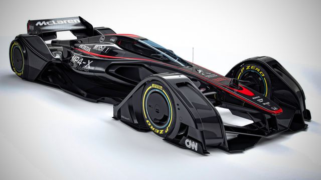 McLaren divulga imagens de modelo futurista para Fórmula 1