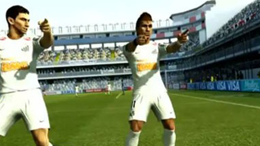 PES 2013 traz Neymar e Ganso fazendo a dancinha de Michel Teló. Baixe a demo!
