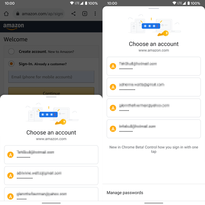 Chrome para Android testa recurso de login automático à la gerenciador de senhas