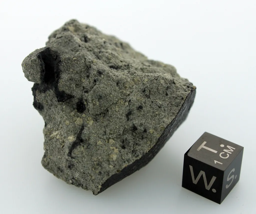 Meteorito Tissint, vindo de Marte (Imagem: Reprodução/Ludovic Ferriere, Natural History Museum Vienna)