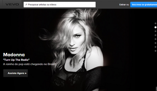 Vevo Brasil screenshot Vevo Brasil screenshot