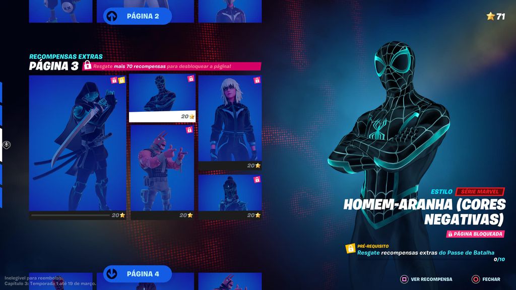 Fortnite: novo passe de batalha tem skin da Gwen, do Homem-Aranha; itens, fortnite