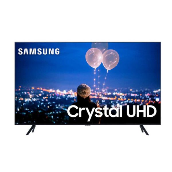 Smart TV 65" Samsung Crystal UHD 4K 2020 UN65TU8000 Borda Ultrafina Visual Livre de Cabos Wi-Fi HDMI