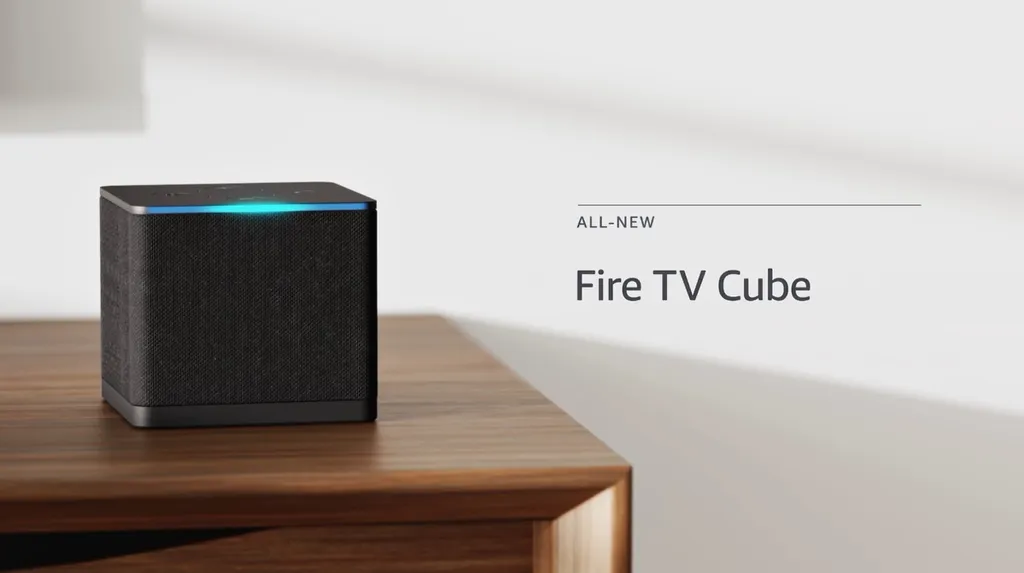 Fire TV Cube ganha edição redesenhada com mais recursos (Imagem: Divulgação/Amazon)