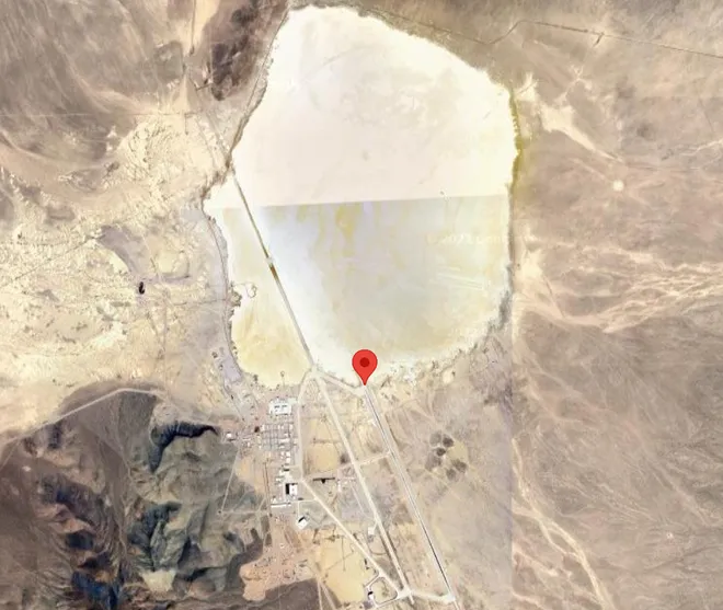 Visualização da Área 51 no Google Maps (Imagem: Captura de tela/Google Maps)