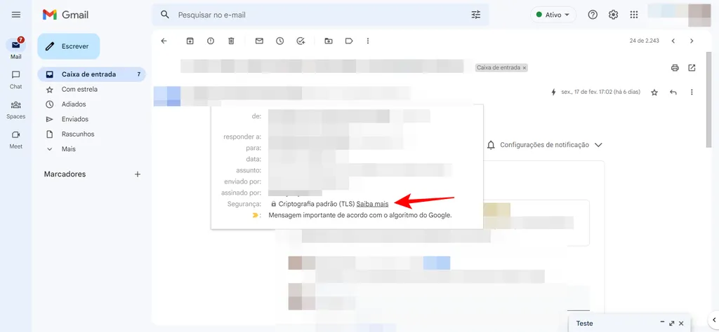 5 checagens de segurança para fazer ainda hoje no Gmail