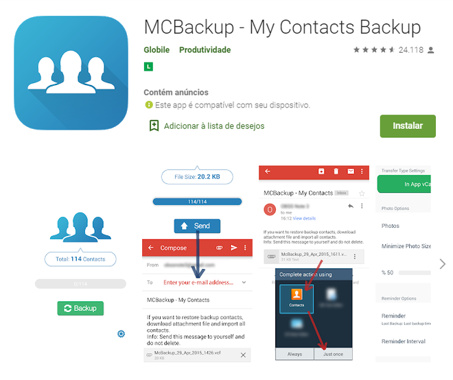 MCBackup (Captura de tela: Ariane Velasco)