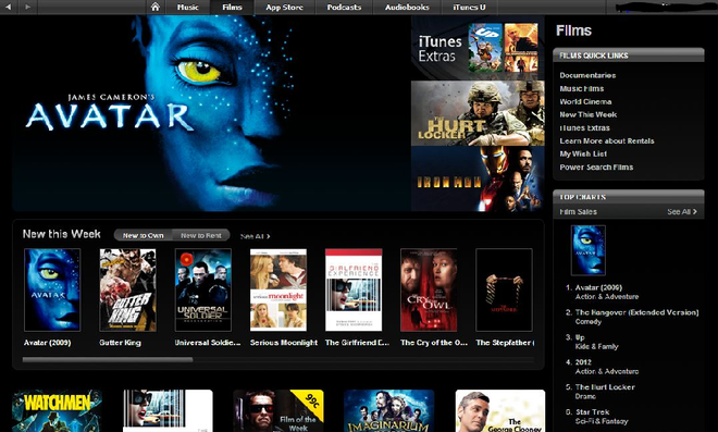iTunes Movies: plataforma permite encontrar filmes em 4K (Imagem: techinfo-4u.com)